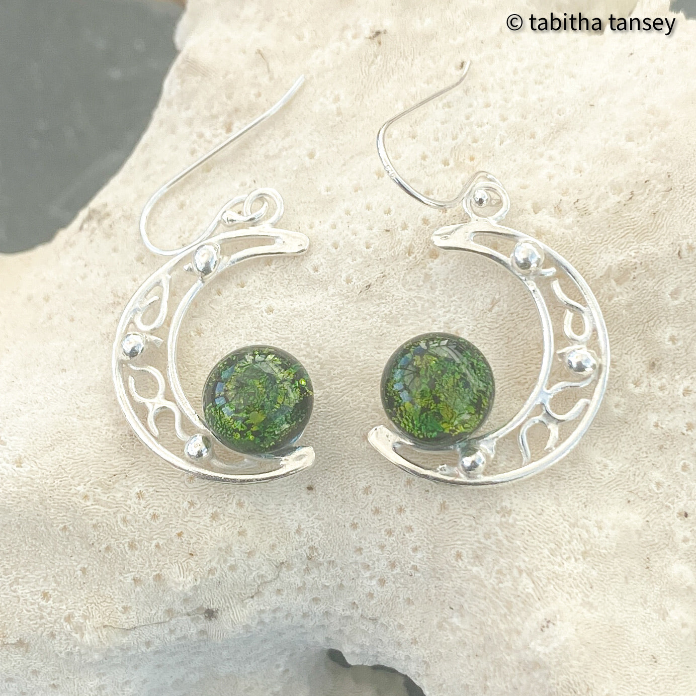 Selection of small Crescent Earrings