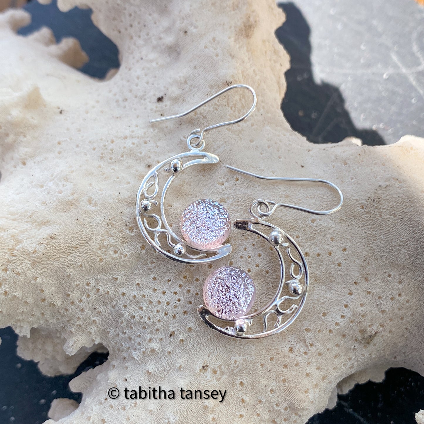 Selection of small Crescent Earrings