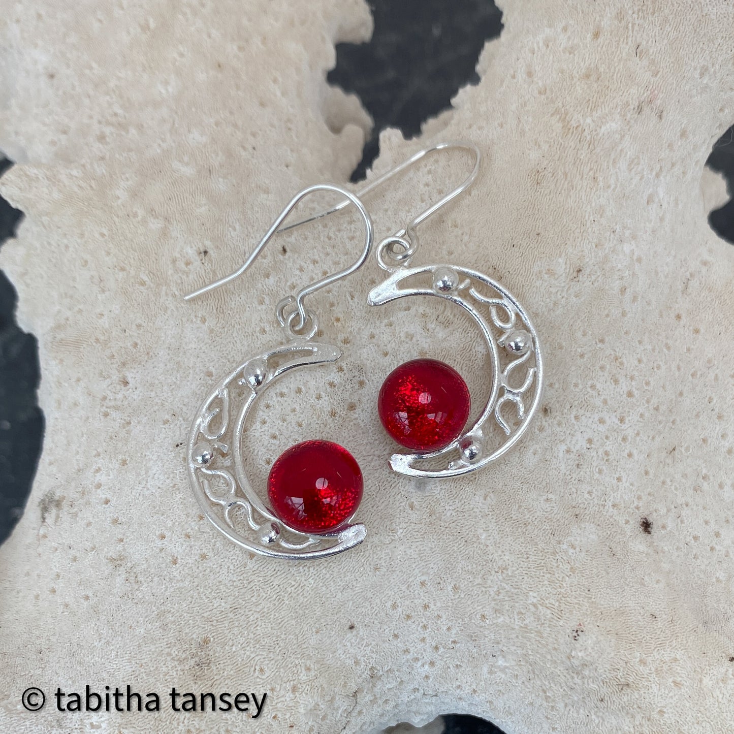 Selection of small Crescent Earrings