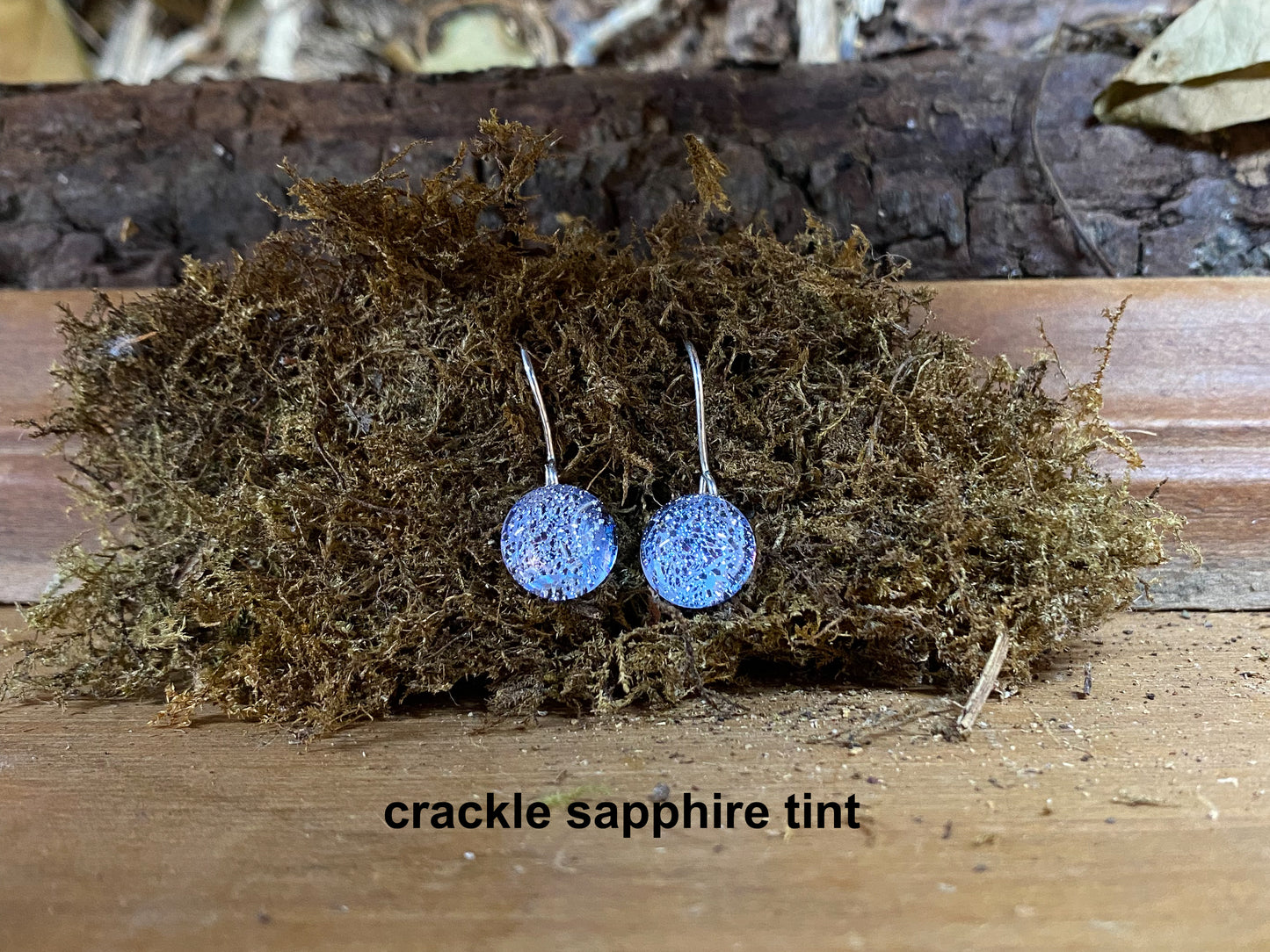 Crackle Drop Earrings
