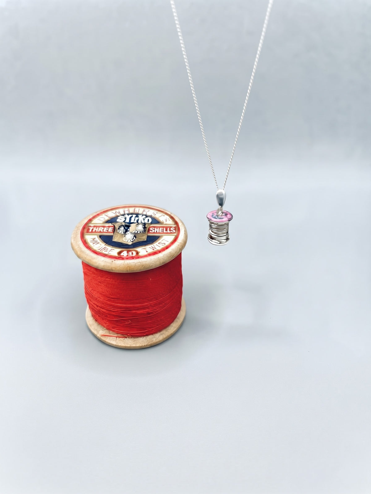Medium Cotton Reel Pendant