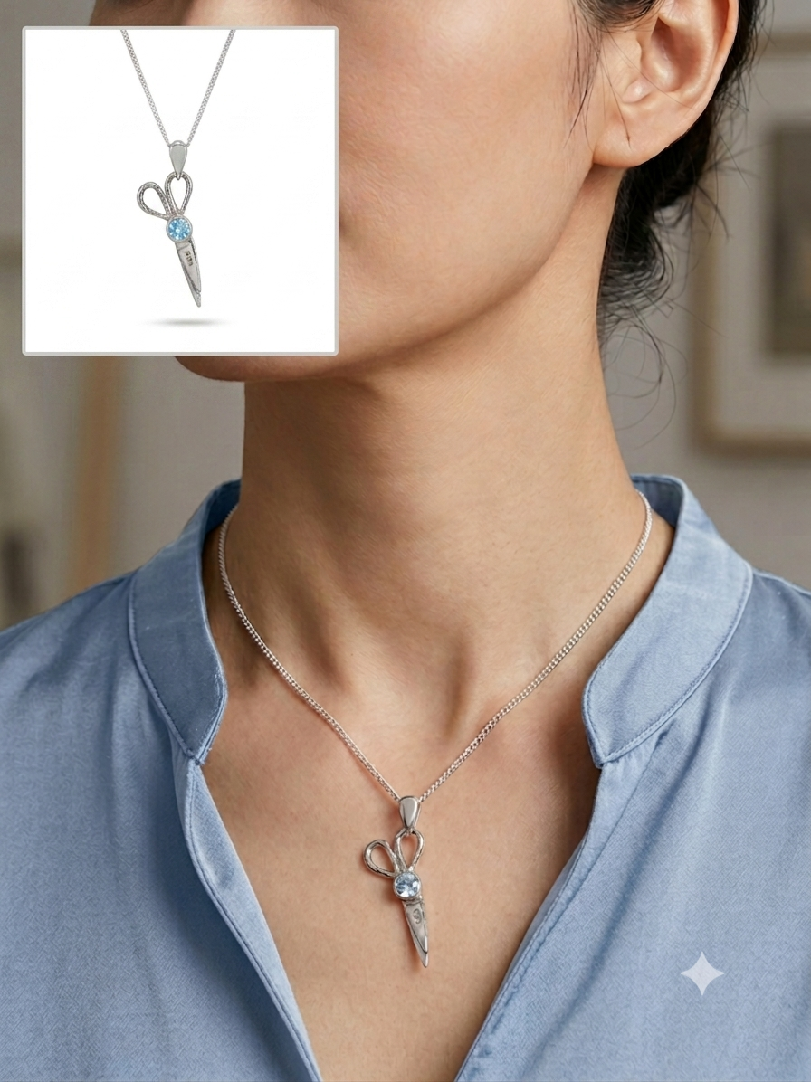 A Selection of Scissor Pendants