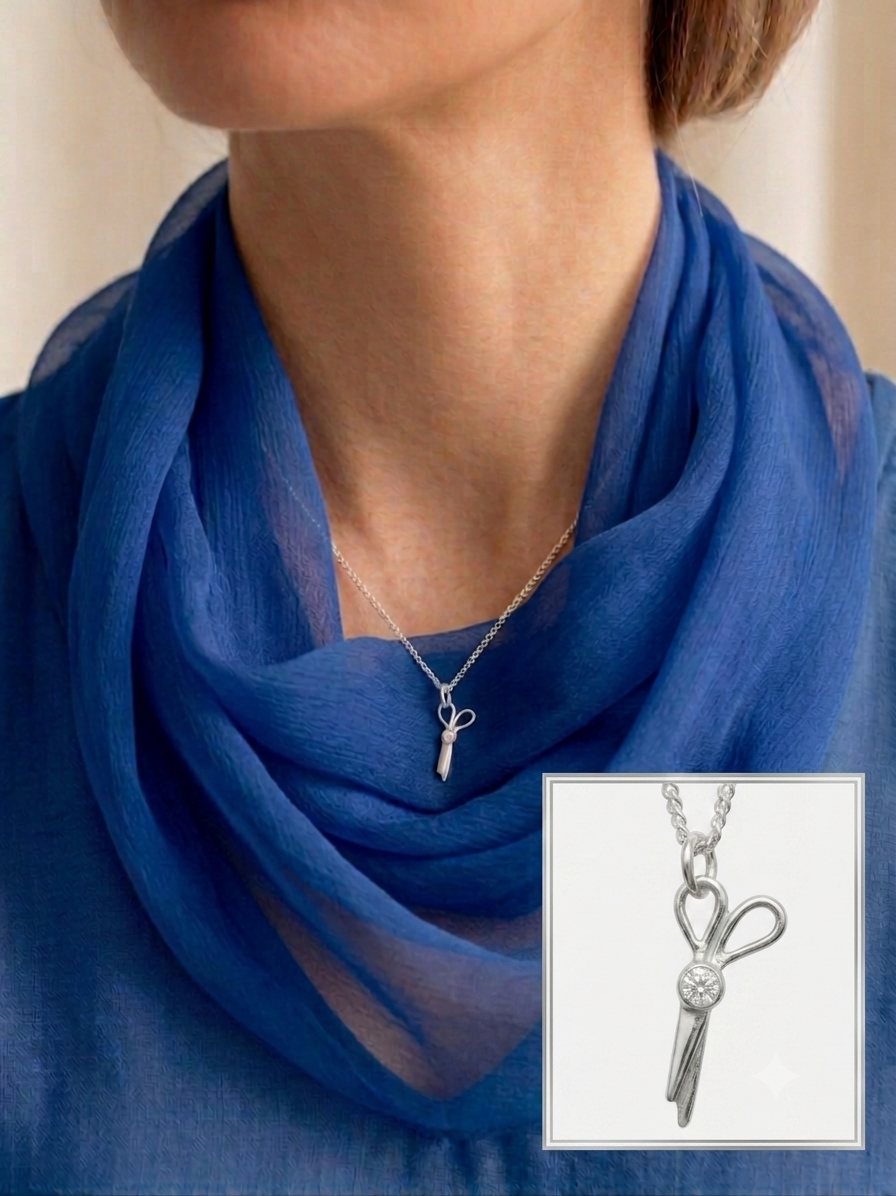 A Selection of small Scissor Pendants