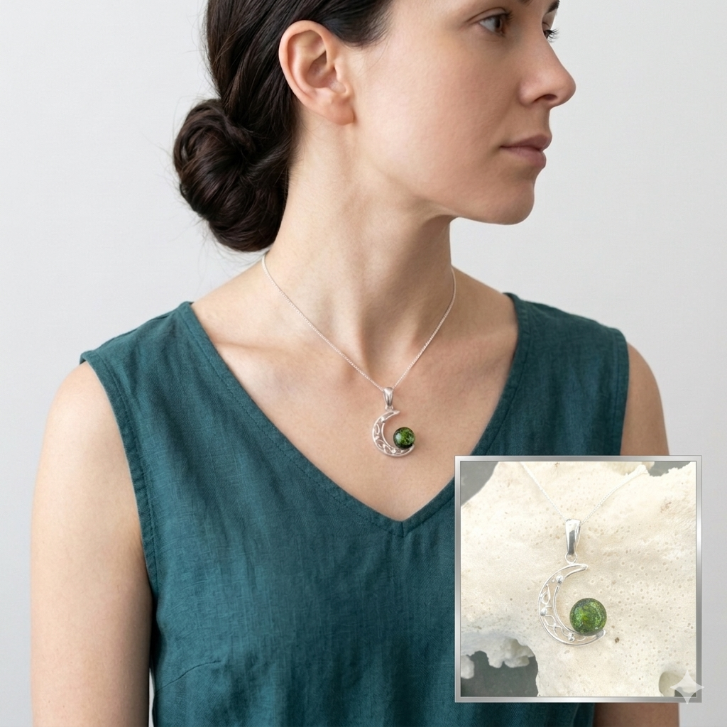A Selection of Small Crescent Pendants