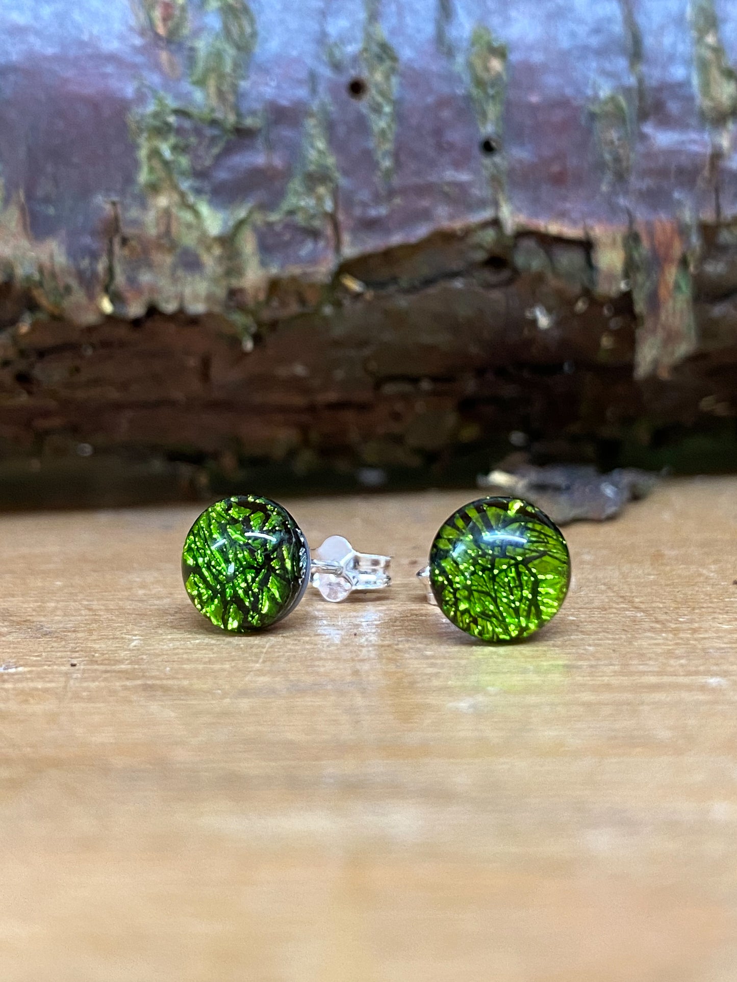 Crinkle Stud Earrings