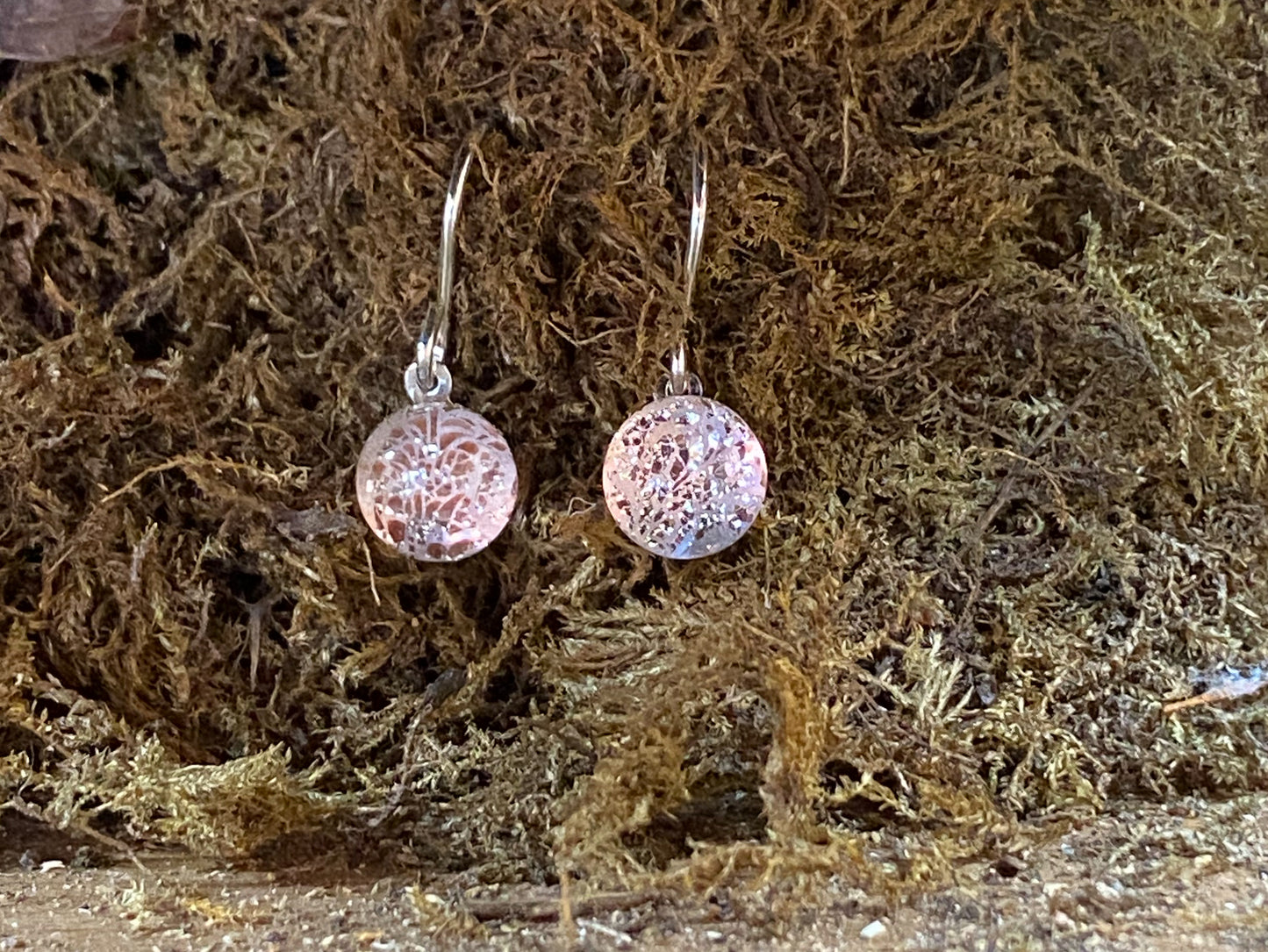 Crackle Drop Earrings