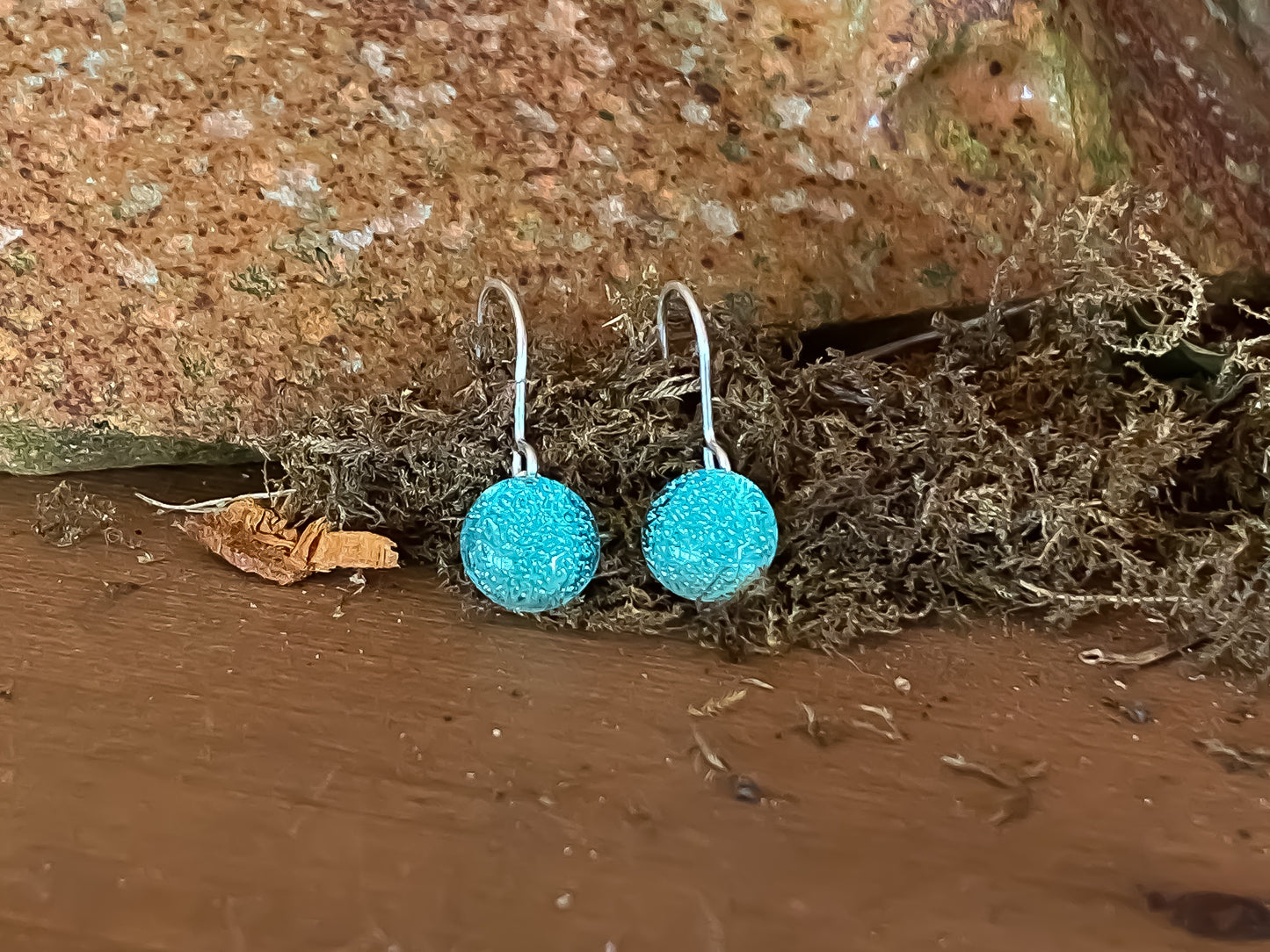 Crackle Drop Earrings