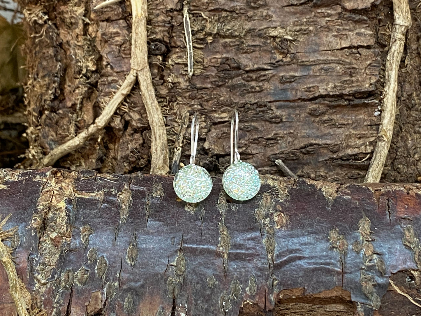 Crackle Drop Earrings