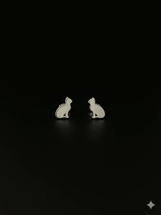 Small sitting Cat Studs