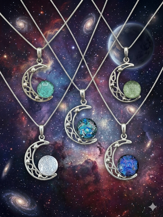 Selection of small Crescent Pendants