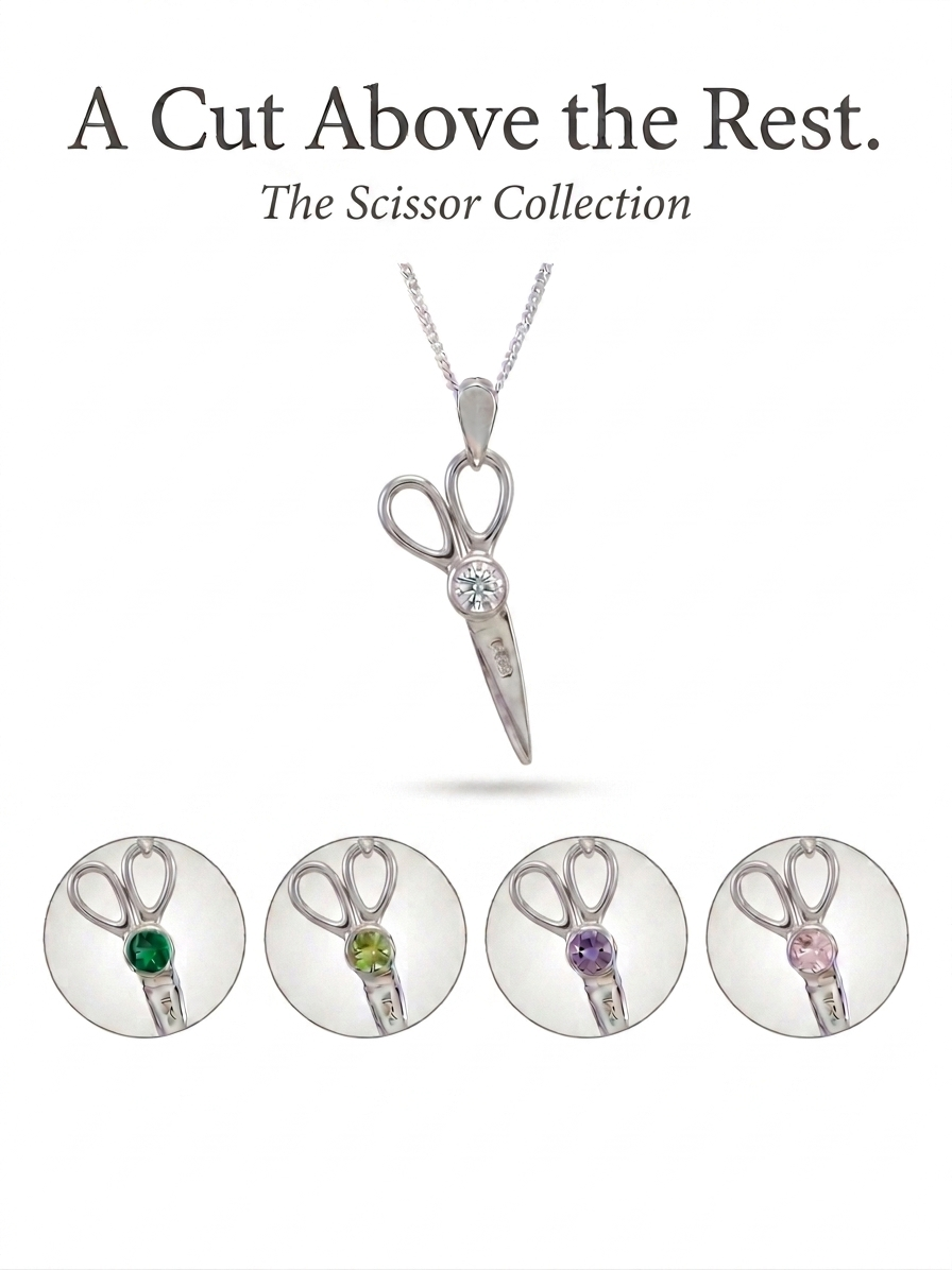 A Selection of Scissor Pendants