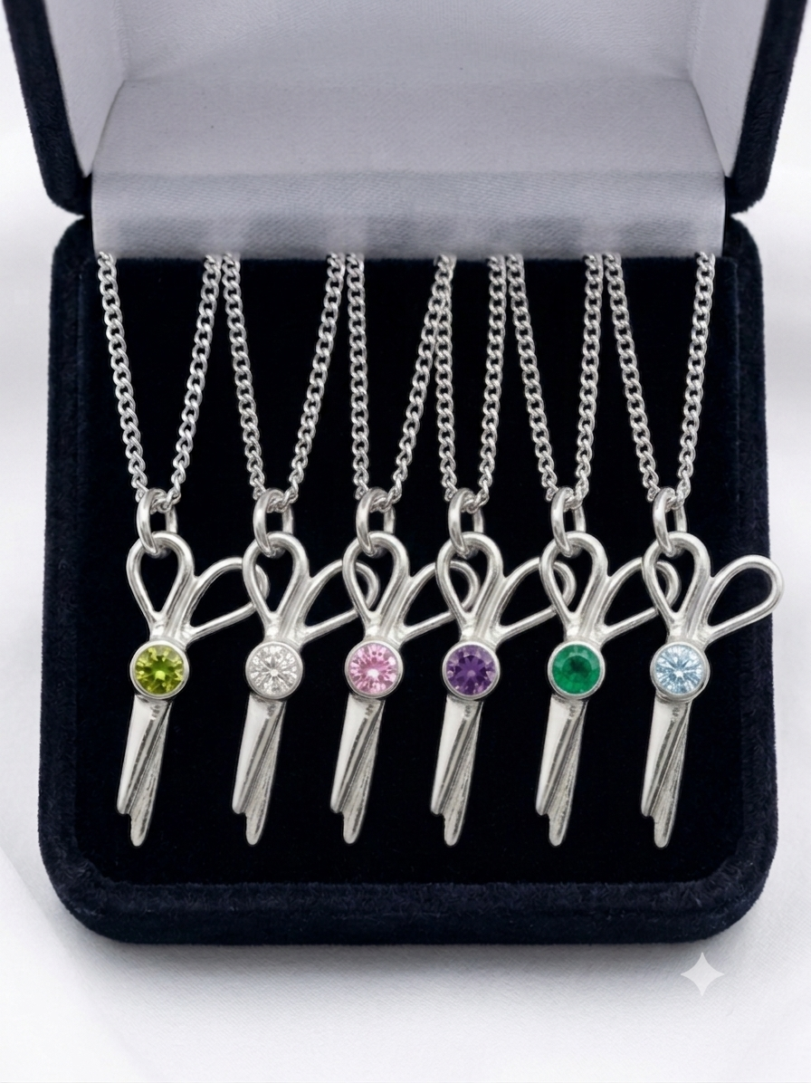 A Selection of small Scissor Pendants