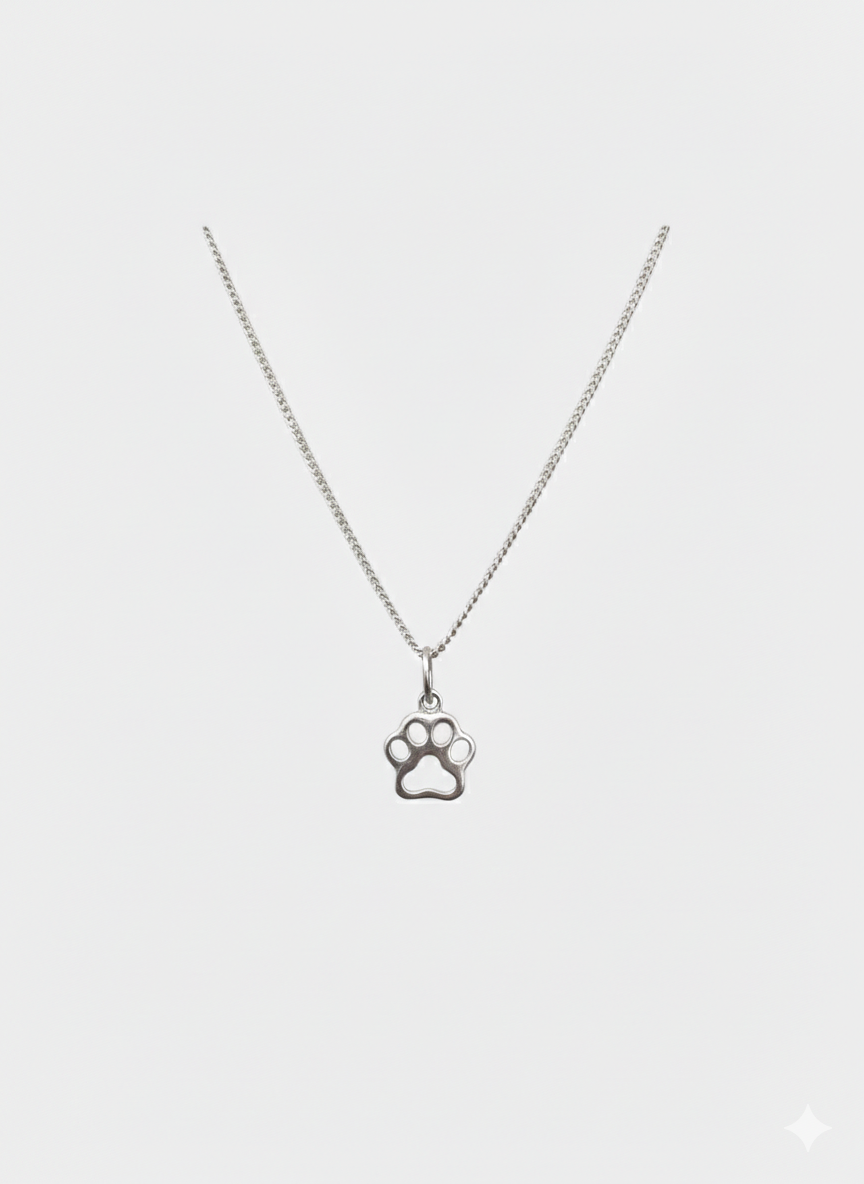 Paw print pendant