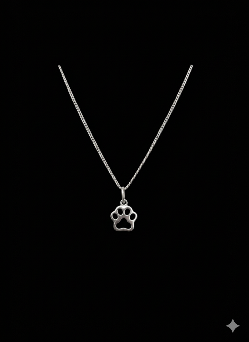 Paw print pendant