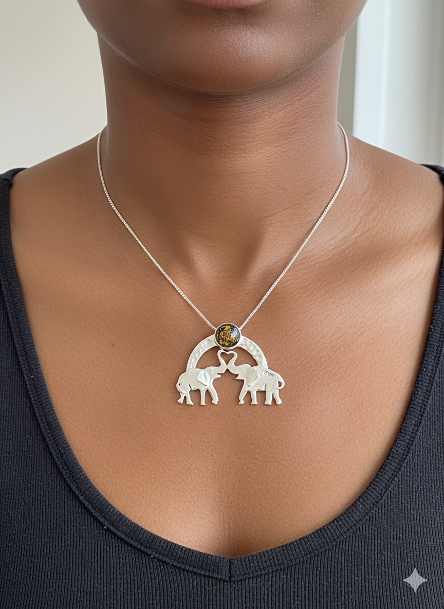 A selection of Double Elephant Pendants