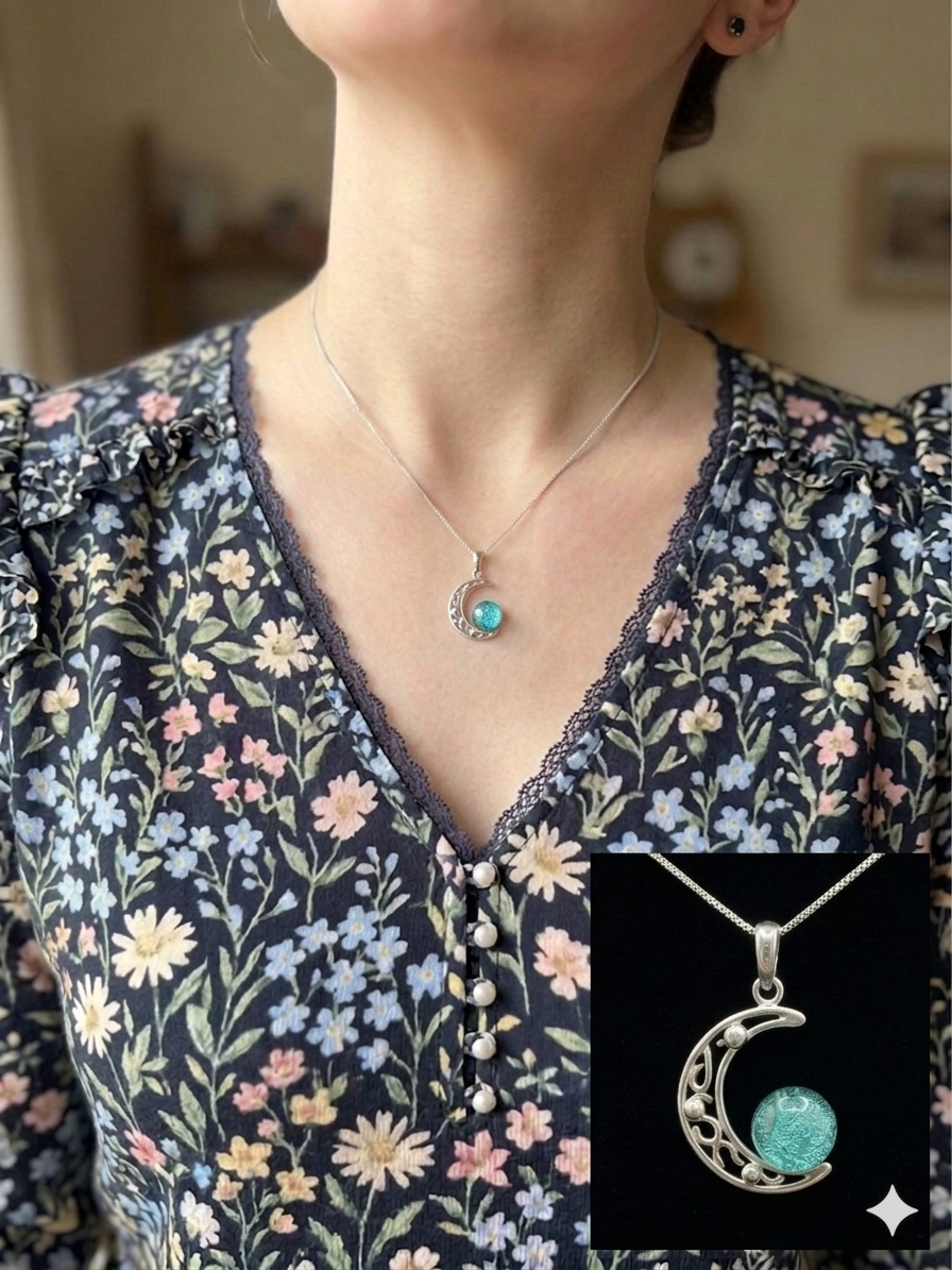 A Selection of Small Crescent Pendants