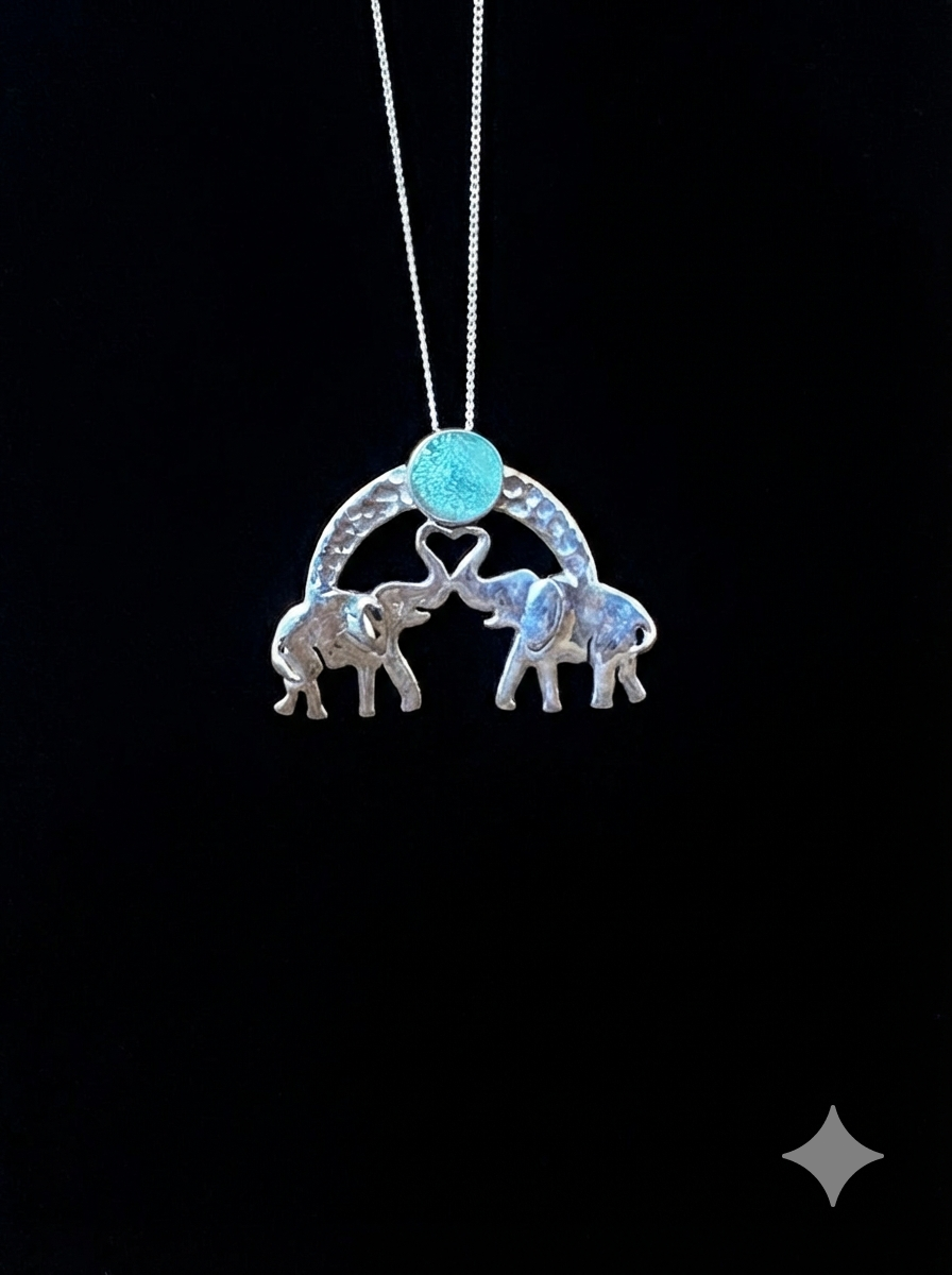A selection of Double Elephant Pendants