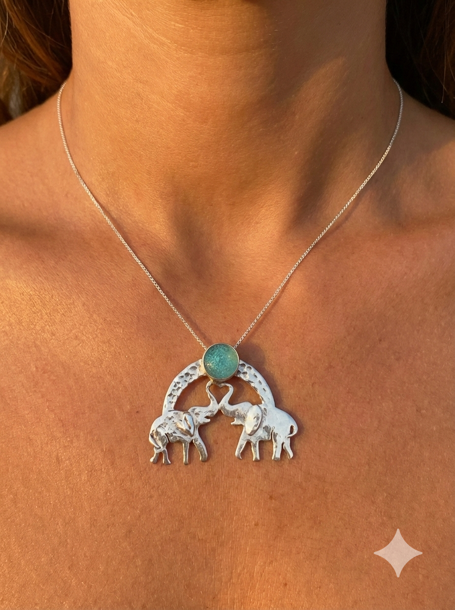 A selection of Double Elephant Pendants