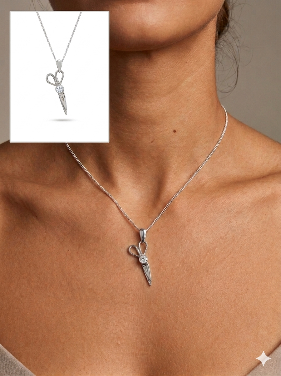 A Selection of Scissor Pendants