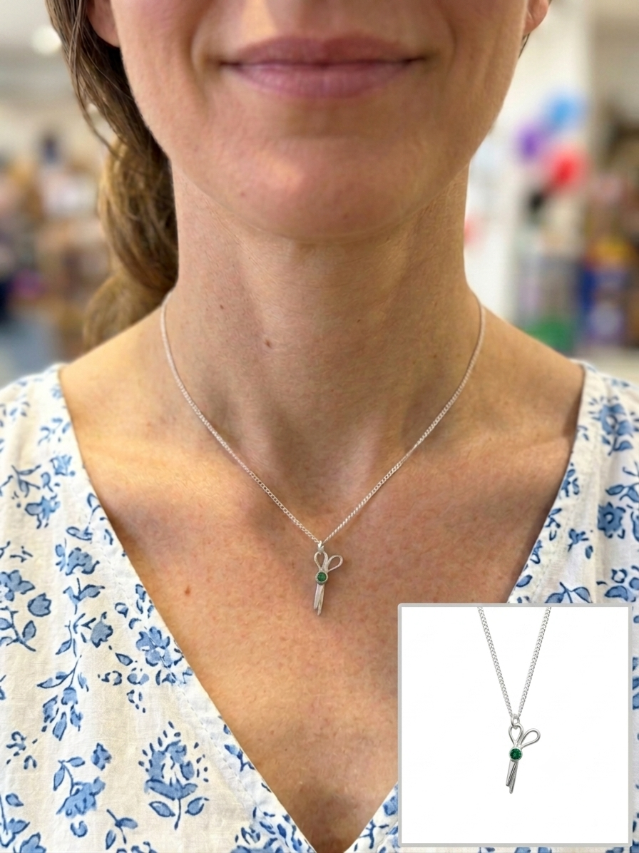 A Selection of small Scissor Pendants