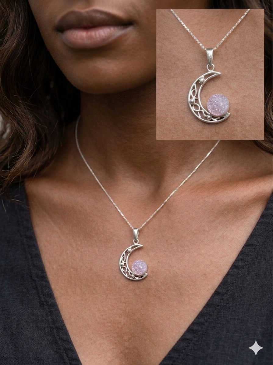 A Selection of Small Crescent Pendants