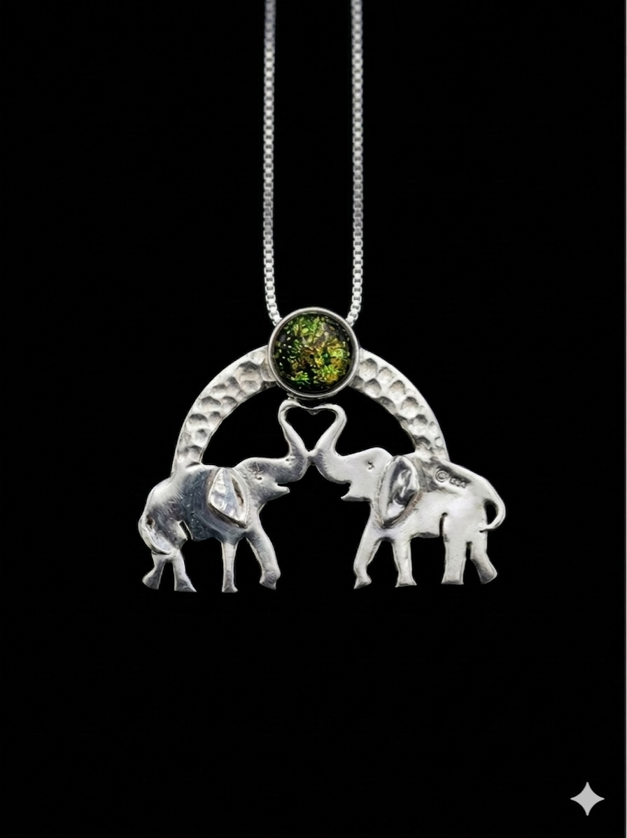 A selection of Double Elephant Pendants