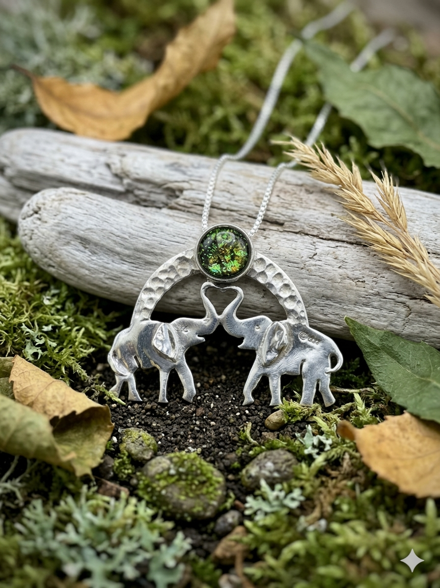 A selection of Double Elephant Pendants