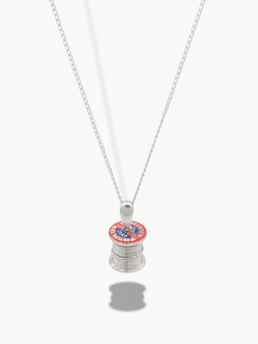 Medium Cotton Reel Pendant