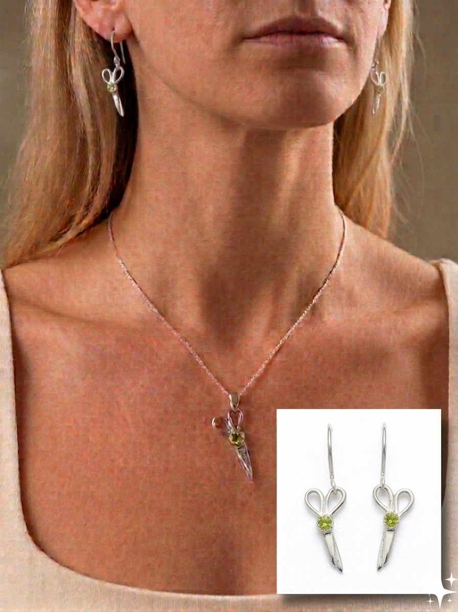 A Selection of small Scissor Earrings
