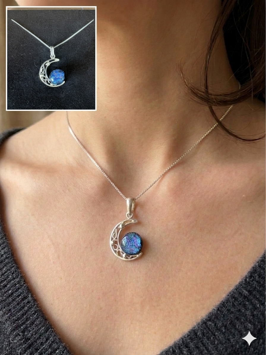 A Selection of Small Crescent Pendants
