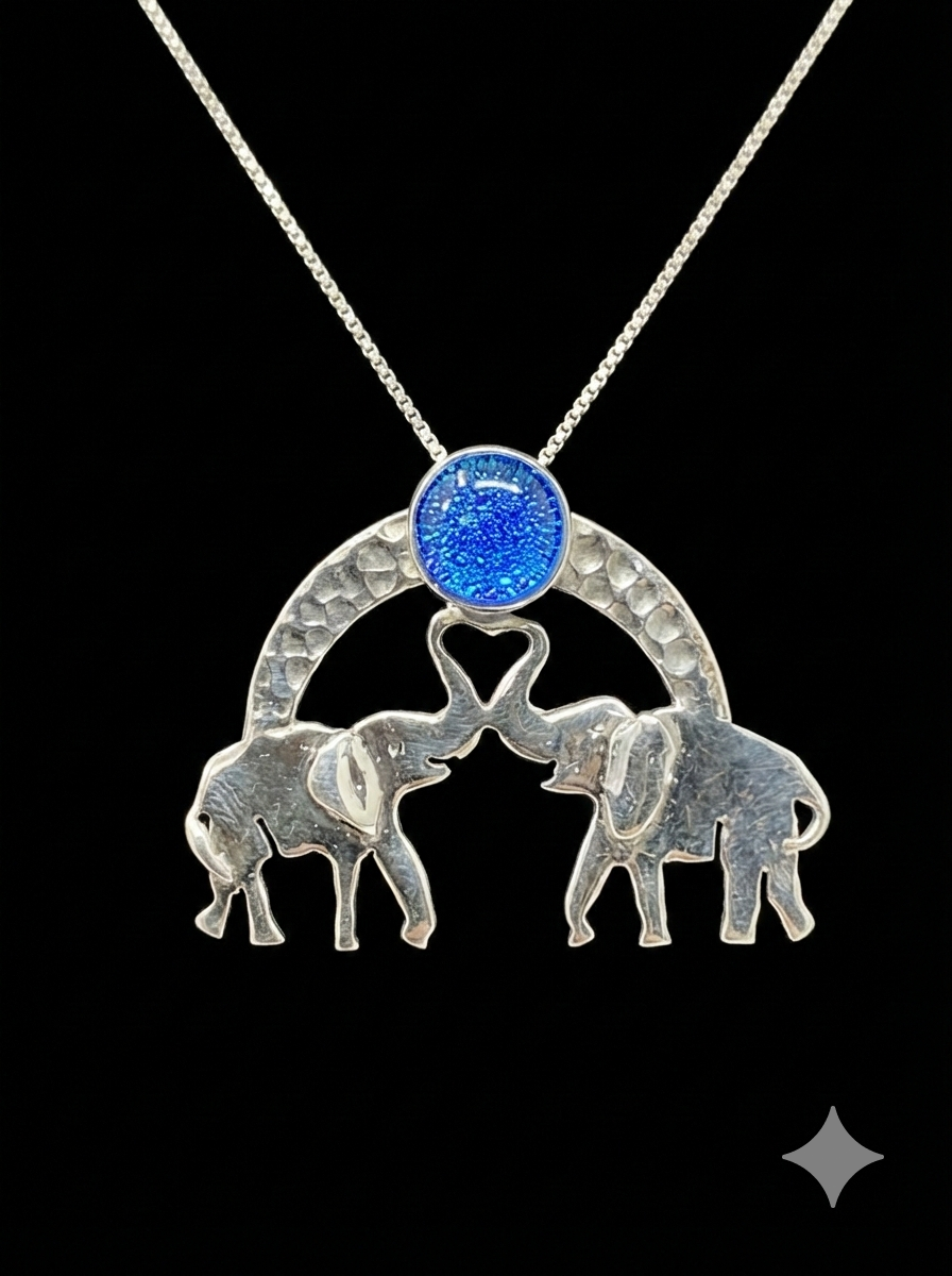 A selection of Double Elephant Pendants